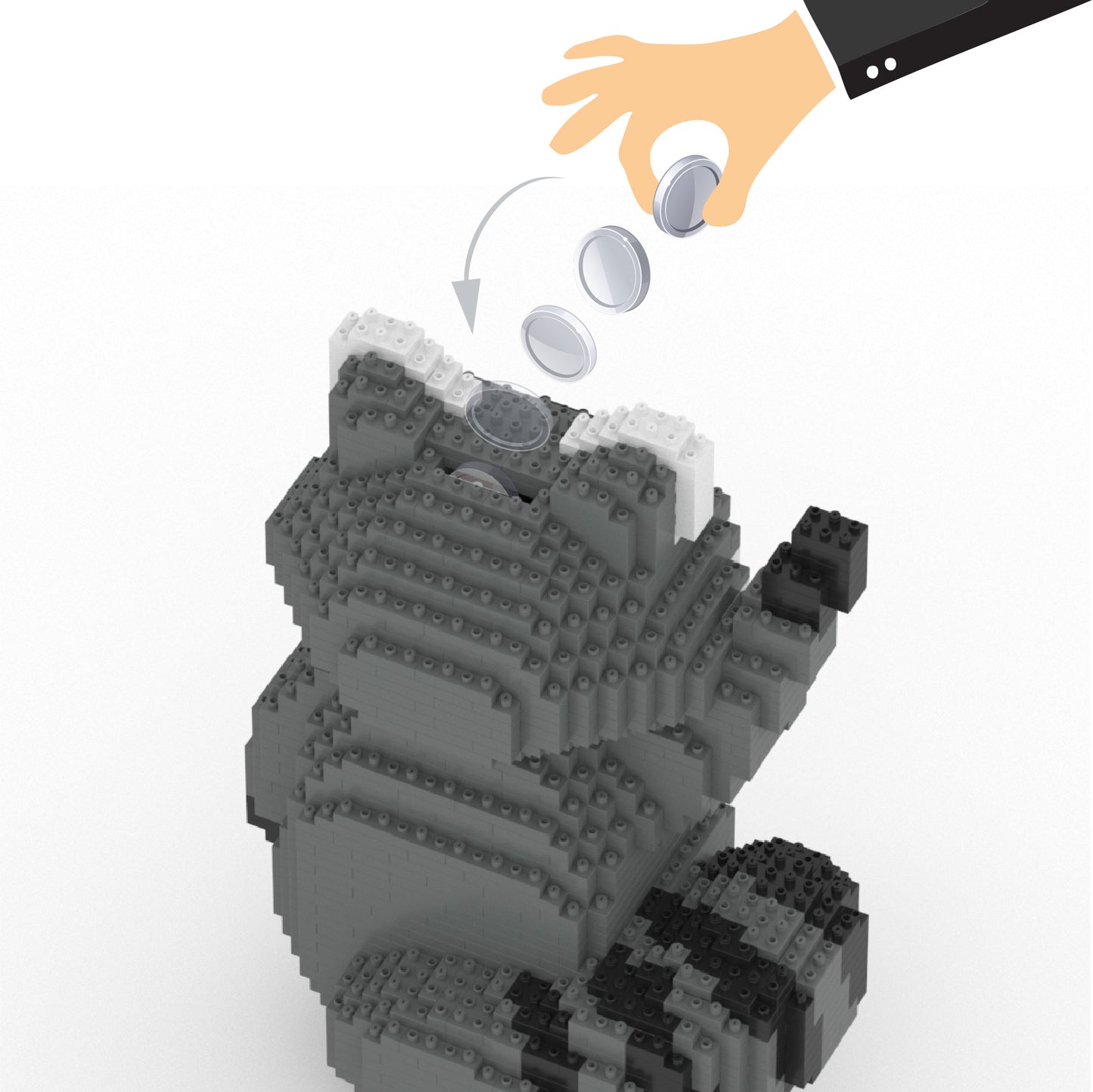 Raccoon Money Bank 01