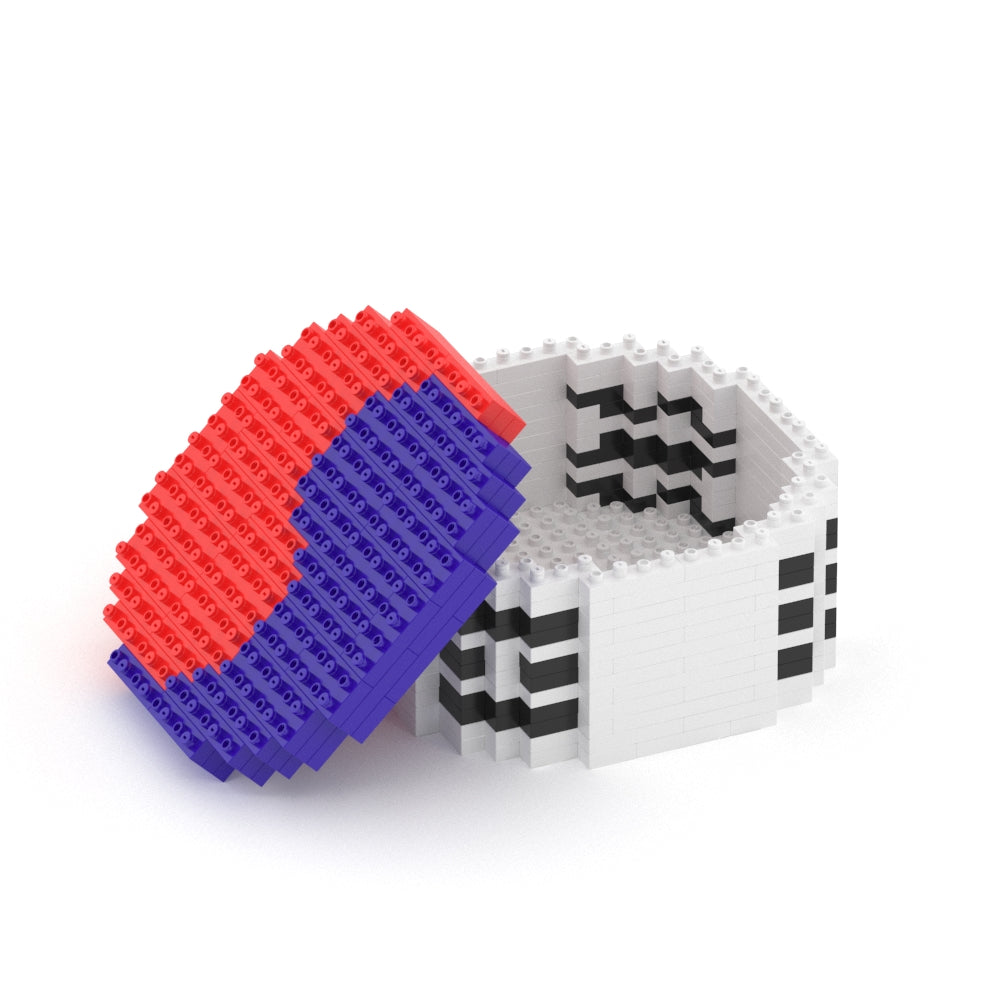 いぬ՞ ܸ. .ܸ՞)︎ Korean Gift Box 01S - JEKCA | Plastic Building Blocks for Kidults