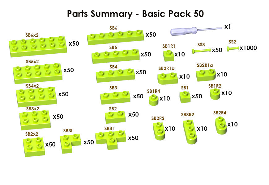 Sculptor Basic Pack 50 - Grass Green#375