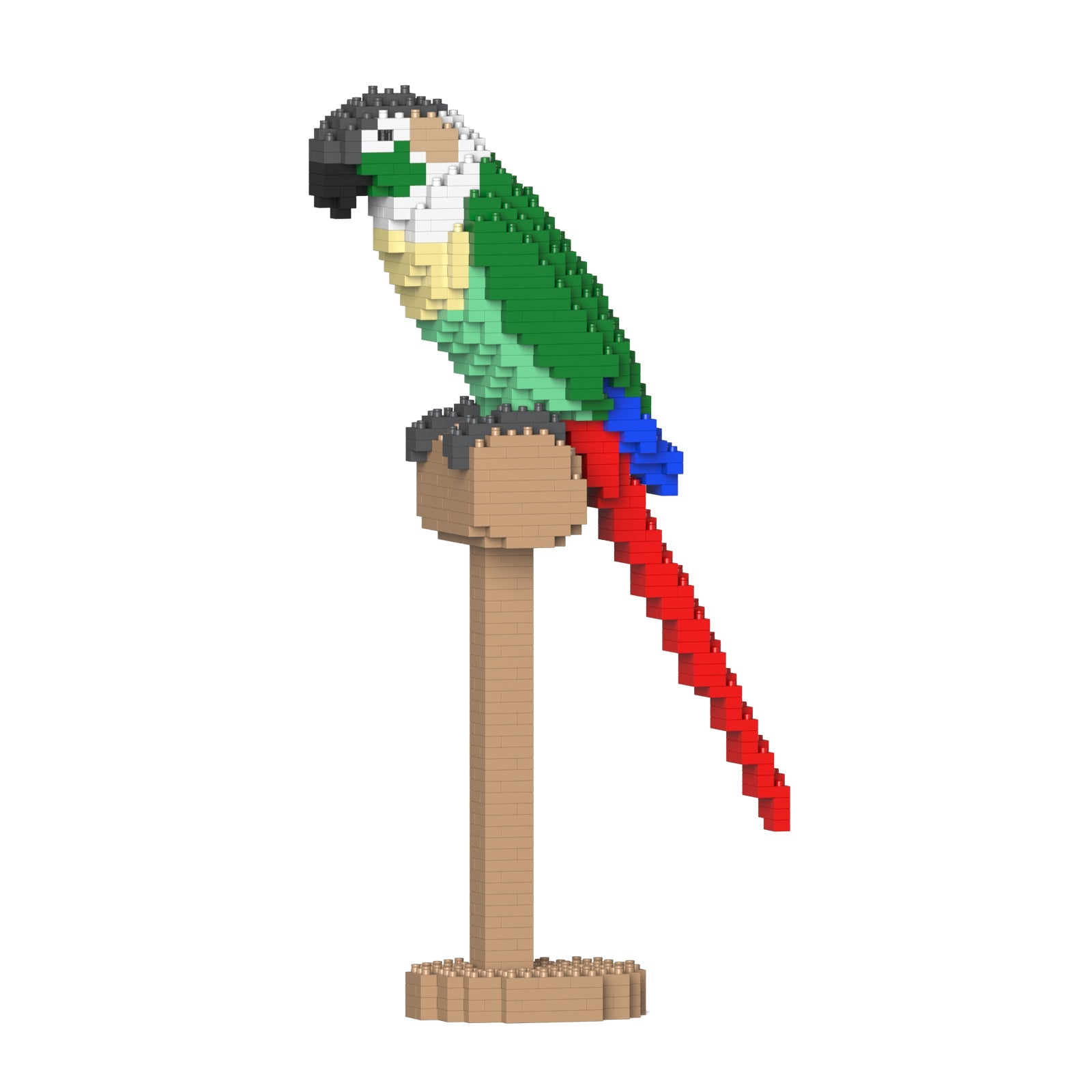 Green Cheek Conure 01S-M02 JEKCA Plastic Building Blocks for