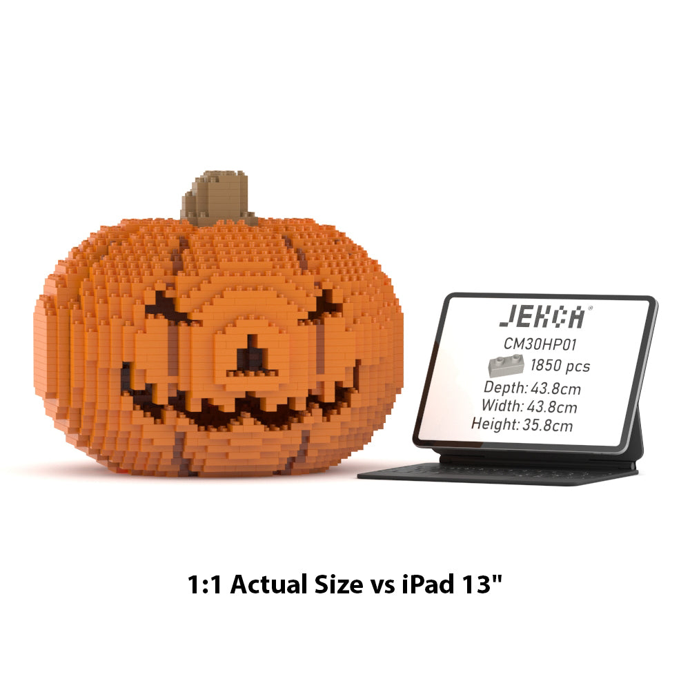 Halloween Pumpkin 01S - JEKCA | Plastic Building Blocks for