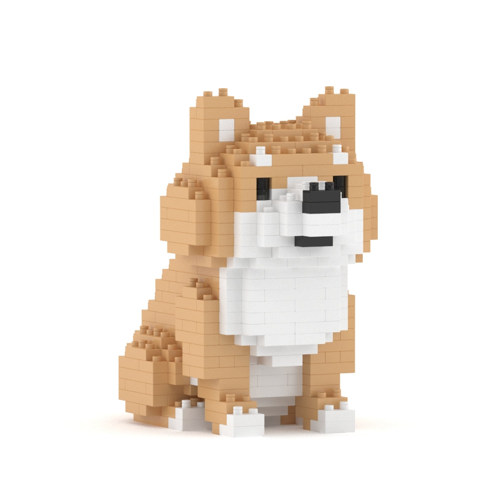 Shiba Inu Mini 01S - JEKCA | Plastic Building Blocks for Kidults