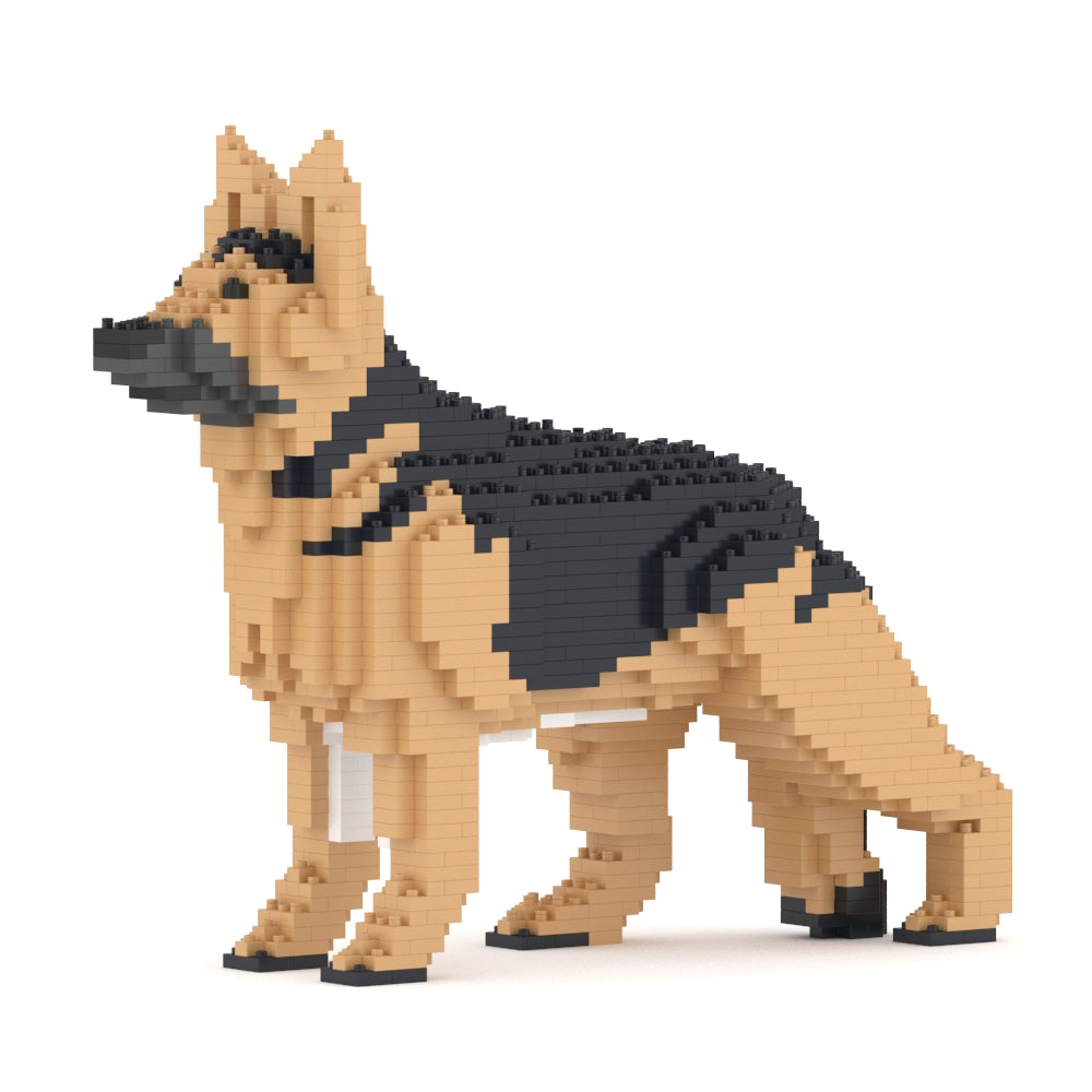 German Shepherd 01-M01 - JEKCA | Plastic Building Blocks for