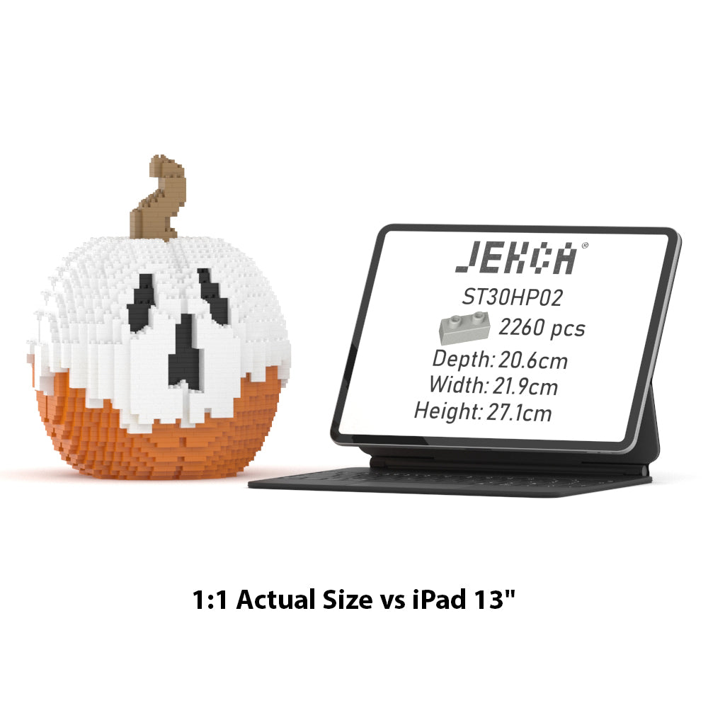 Halloween Pumpkin 02S - JEKCA | Plastic Building Blocks for