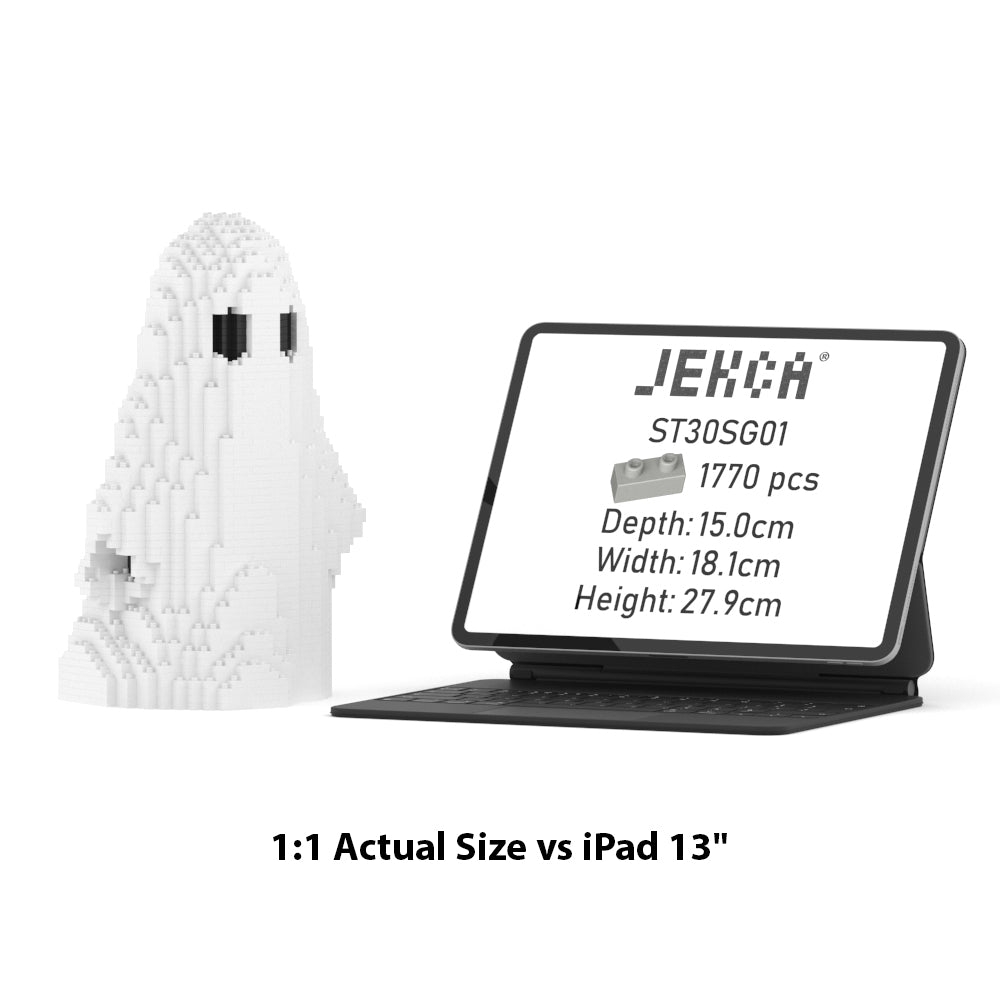 Sheet Ghost 01S - JEKCA | Plastic Building Blocks for Kidults