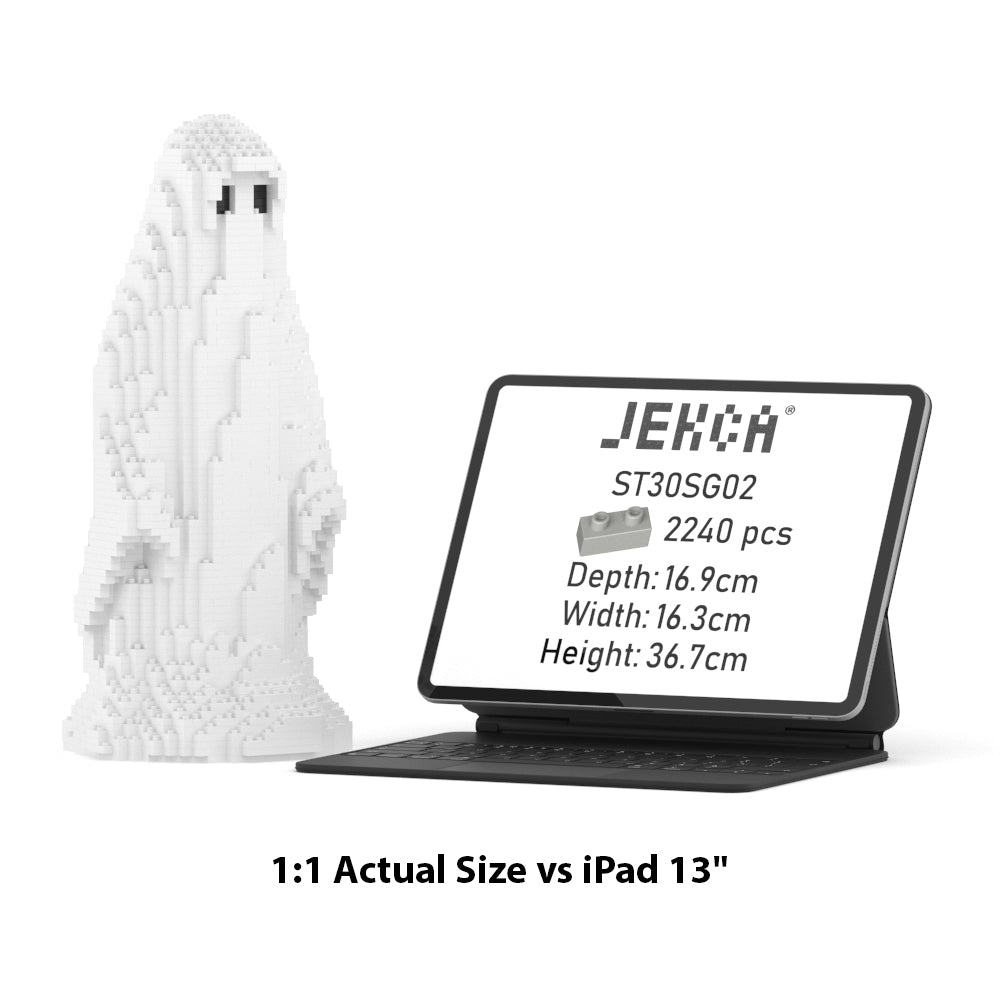 Sheet Ghost 02S - JEKCA | Plastic Building Blocks for Kidults