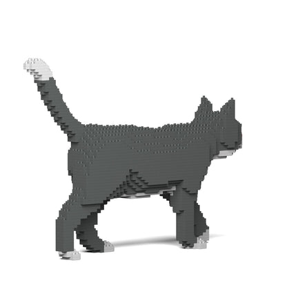 Grey Tuxedo Cat 02S
