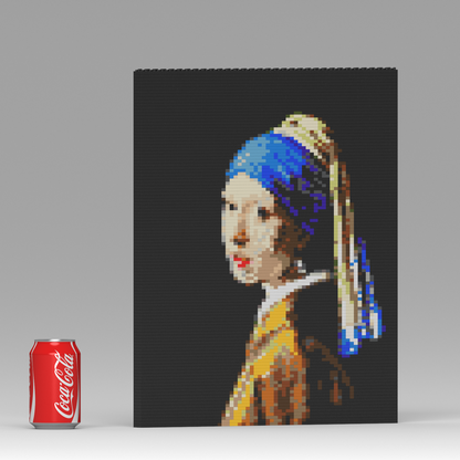 Girl with a Pearl Earring Brick Painting 01S